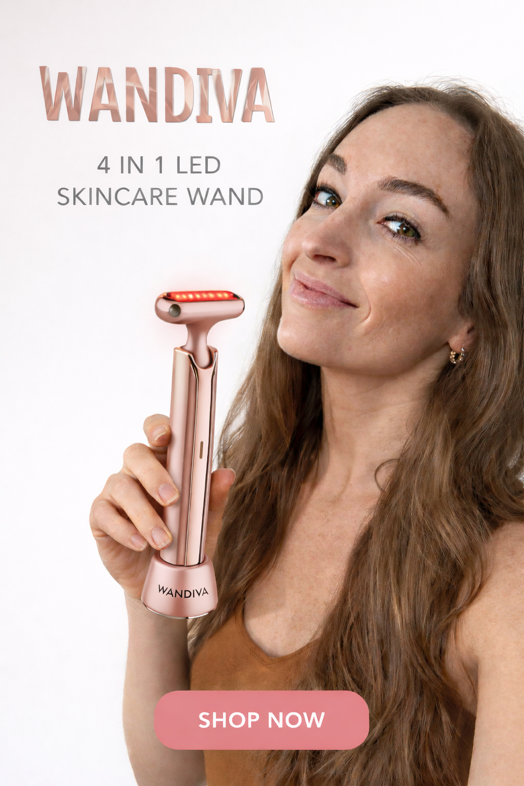 Wandiva 4-in-1 LED Skincare Wand